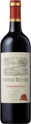 16,95 € Бесплатная доставка | Красное вино Château Teyssier A.O.C. Montagne Saint-Émilion Франция Merlot — Мерло, Cabernet Sauvignon — Каберне Совиньон, Cabernet Franc — Каберне Фран 75 cl