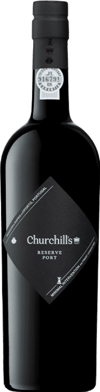 29,95 € Free Shipping | Red Wine Churchill's Reserve — Aged I.G. Porto Porto Portugal Touriga Franca, Touriga Nacional, Tinta Roriz, Tinta Cão, Tinta Barroca Bottle 75 cl