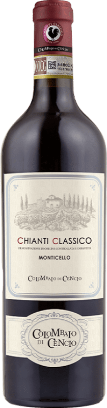 25,95 € 送料無料 | 赤ワイン Colombaio di Cencio. Monticello D.O.C.G. Chianti イタリア Sangiovese ボトル 75 cl