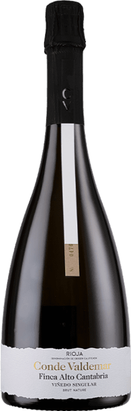 89,95 € Envio grátis | Espumante branco Valdemar Conde Valdemar Finca Alto Cantabria Gran Añada Brut Nature D.O.Ca. Rioja La Rioja Espanha Viura Garrafa 75 cl