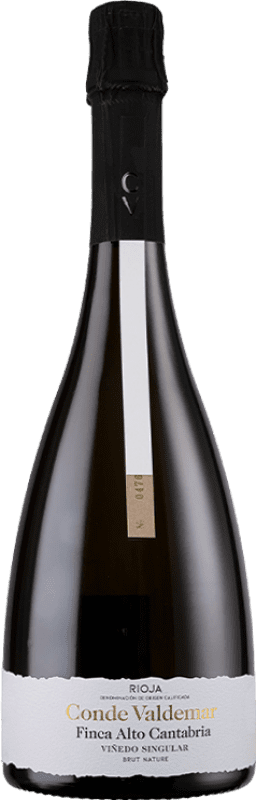 89,95 € Envoi gratuit | Vin Mousseux Blanc Valdemar Conde Valdemar Finca Alto Cantabria Gran Añada Brut Nature D.O.Ca. Rioja La Rioja Espagne Viura Bouteille 75 cl