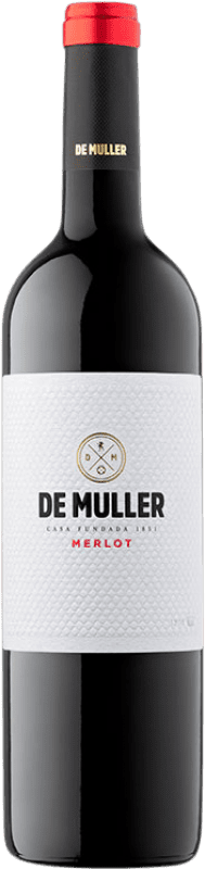 7,95 € Free Shipping | Red wine De Muller D.O. Tarragona Catalonia Spain Merlot Bottle 75 cl