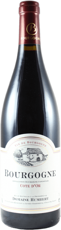 52,95 € Free Shipping | Red wine Humbert Frères Côte d'Or A.O.C. Bourgogne Burgundy France Pinot Black Bottle 75 cl