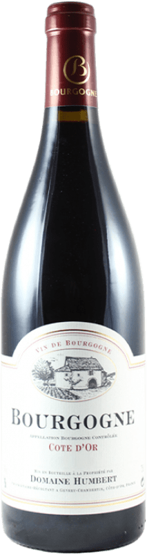 54,95 € Envio grátis | Vinho Tinto Humbert Frères A.O.C. Bourgogne Côte d'Or Borgonha França Pinot Noir 75 cl