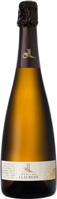 17,95 € Envío gratis | Espumoso Blanco Domaine J. Laurens La Matte Brut Nature A.O.C. Crémant de Limoux Francia Chardonnay, Chenin, Mauzac 75 cl
