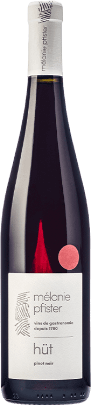 74,95 € Бесплатная доставка | Красное вино Mélanie Pfister Hüt A.O.C. Alsace Эльзас Франция Pinot Black бутылка 75 cl