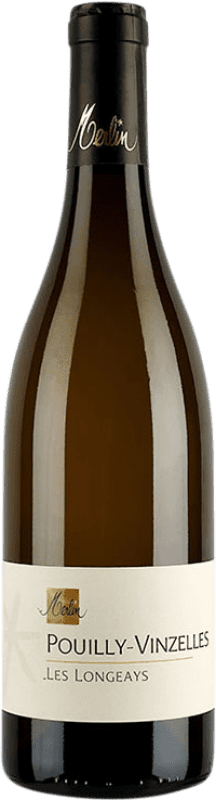 43,95 € Бесплатная доставка | Белое вино Olivier Merlin Les Longeays A.O.C. Pouilly-Vinzelles Франция Chardonnay бутылка 75 cl