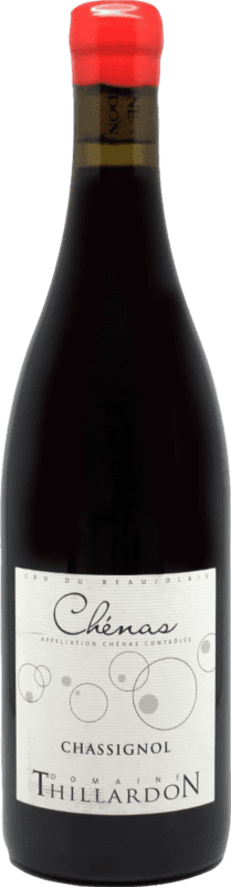 52,95 € Envío gratis | Vino Tinto Domaine Thillardon Chassignol A.O.C. Chénas Francia Gamay 75 cl