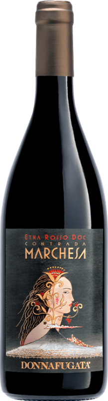 89,95 € Бесплатная доставка | Красное вино Donnafugata Contrada Marchesa Rosso D.O.C. Etna Италия Nerello Mascalese бутылка 75 cl