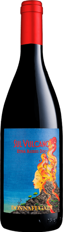 24,95 € Spedizione Gratuita | Vino rosso Donnafugata Sul Vulcano Rosso D.O.C. Etna Italia Nerello Mascalese, Nerello Cappuccio Bottiglia 75 cl