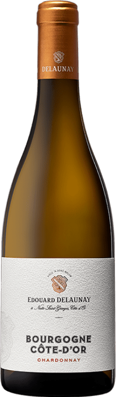 28,95 € Envio grátis | Vinho branco Edouard Delaunay Côte d'Or A.O.C. Bourgogne Borgonha França Chardonnay Garrafa 75 cl