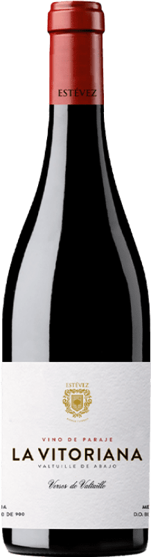 68,95 € 免费送货 | 红酒 Estévez Versos de Valtuille La Vitoriana D.O. Bierzo 卡斯蒂利亚莱昂 西班牙 Mencía, Palomino Fino, Alicante Bouschet 瓶子 75 cl