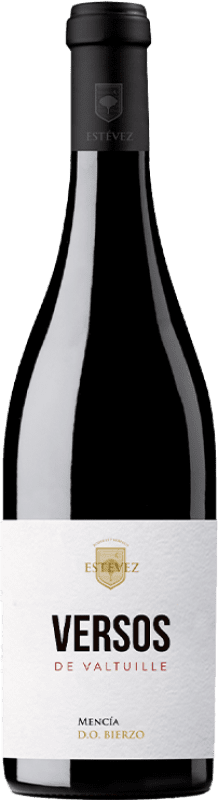 13,95 € Free Shipping | Red wine Estévez Versos de Valtuille D.O. Bierzo Castilla y León Spain Mencía Bottle 75 cl