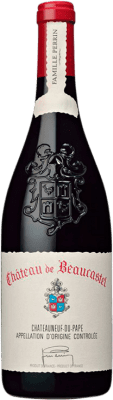 127,95 € Envio grátis | Vinho tinto Famille Perrin Château de Beaucastel Rouge A.O.C. Châteauneuf-du-Pape Rhône França Syrah, Grenache, Roussanne, Mourvèdre, Cinsault, Counoise, Picapoll, Bourboulenc, Clairette Blanche, Picardan Garrafa 75 cl