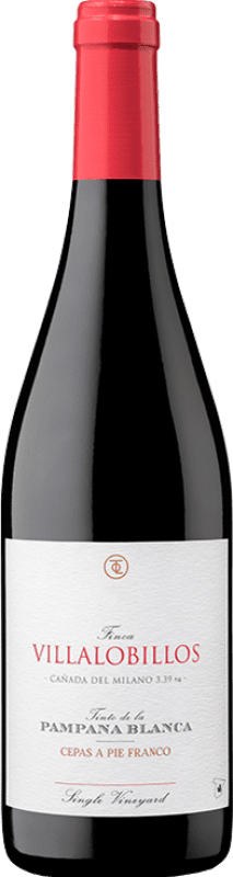 16,95 € Kostenloser Versand | Rotwein García de Lara Finca Villalobillos Tinto de la Pámpana Blanca I.G.P. Vino de la Tierra de Castilla Kastilien-La Mancha Spanien Flasche 75 cl