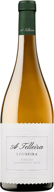 29,95 € Бесплатная доставка | Белое вино Genus de Vinum A Telleira D.O. Ribeiro Галисия Испания Loureiro бутылка 75 cl
