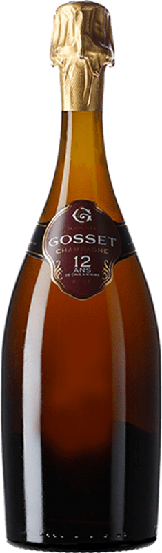 172,95 € Envio grátis | Espumante rosé Gosset Cave a Minima Rosé Brut A.O.C. Champagne Champagne França Pinot Preto, Chardonnay 12 Anos Garrafa 75 cl