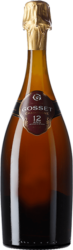208,95 € Spedizione Gratuita | Spumante Rosato Gosset Cave a Minima Brut Rosé — Rosato A.O.C. Champagne champagne Francia Pinot Nero, Chardonnay 12 Anni 75 cl