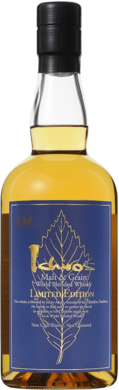 431,95 € Envio grátis | Whisky Single Malt Ichiro Akuto Chichibu Edição Limitada Reserva Japão 70 cl Grain — Grão