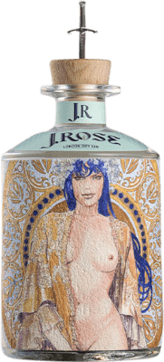 69,95 € Spedizione Gratuita | Gin J. Rose Gin JR02 London Dry D.O.C. Italia Italia Bottiglia 70 cl