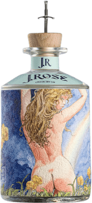 69,95 € Kostenloser Versand | Gin J. Rose Gin JR04 London Dry D.O.C. Italien Italien Flasche 70 cl