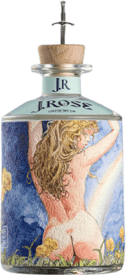 69,95 € 免费送货 | 金酒 J. Rose Gin JR04 London Dry D.O.C. Italy 意大利 瓶子 70 cl