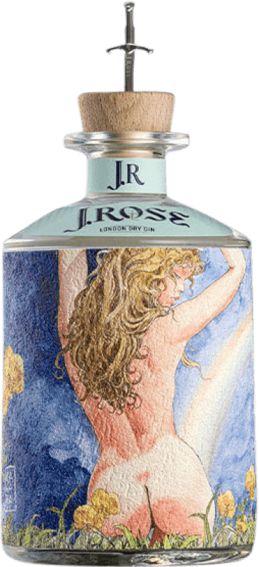 69,95 € Kostenloser Versand | Gin J. Rose Gin JR04 London Dry D.O.C. Italien Italien Flasche 70 cl