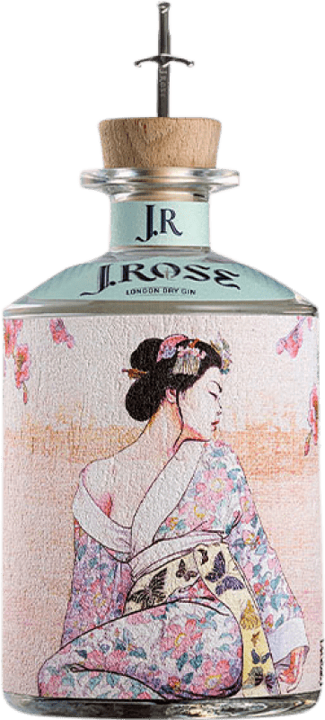 69,95 € Бесплатная доставка | Джин J. Rose Gin JR08 London Dry D.O.C. Italy Италия бутылка 70 cl