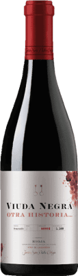 10,95 € Envío gratis | Vino Tinto Javier San Pedro Viuda Negra Otra Historia D.O.Ca. Rioja La Rioja España Tempranillo 75 cl