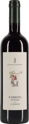 25,95 € Kostenloser Versand | Rotwein Josetta Saffirio Superiore D.O.C. Barbera d'Alba Italien Barbera Flasche 75 cl