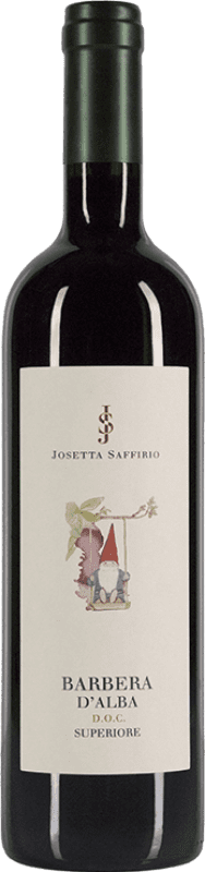 25,95 € Free Shipping | Red Wine Josetta Saffirio Superior D.O.C. Barbera d'Alba Italy Barbera 75 cl