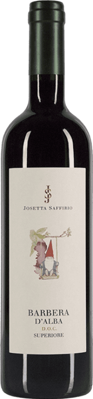 25,95 € Free Shipping | Red wine Josetta Saffirio Superiore D.O.C. Barbera d'Alba Italy Barbera Bottle 75 cl