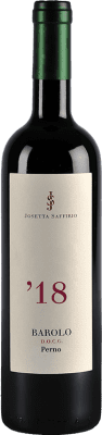 66,95 € Бесплатная доставка | Красное вино Josetta Saffirio Perno D.O.C.G. Barolo Италия Nebbiolo бутылка 75 cl