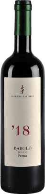 66,95 € Envio grátis | Vinho tinto Josetta Saffirio Perno D.O.C.G. Barolo Itália Nebbiolo Garrafa 75 cl