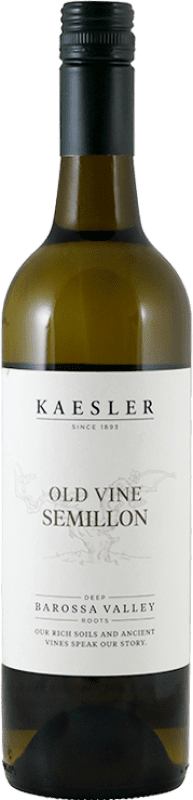 29,95 € Envio grátis | Vinho branco Kaesler Old Vine I.G. Barossa Valley Barossa Valley Austrália Sémillon Garrafa 75 cl