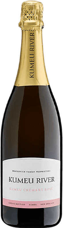 54,95 € Envio grátis | Espumante rosé Kumeu River Crémant Rosé I.G. Auckland Nova Zelândia Pinot Preto, Chardonnay Garrafa 75 cl