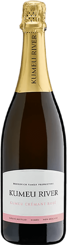 54,95 € Kostenloser Versand | Rosé Sekt Kumeu River Crémant Rosé I.G. Auckland Neuseeland Spätburgunder, Chardonnay Flasche 75 cl