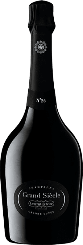 353,95 € Envio grátis | Espumante branco Laurent Perrier Grand Siècle Nº 26 A.O.C. Champagne Champagne França Pinot Preto, Chardonnay Garrafa 75 cl