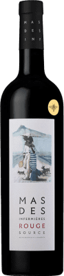 41,95 € Spedizione Gratuita | Vino Rosso Mas des Infermières Source A.O.C. Côtes du Luberon Francia Syrah, Garnacha — Grenache 75 cl