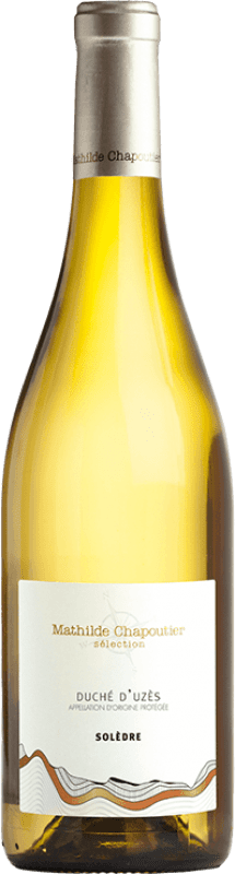 12,95 € Бесплатная доставка | Белое вино Mathilde Chapoutier Solèdre Duché d'Uzès Франция Grenache White, Roussanne, Viognier, Marsanne бутылка 75 cl