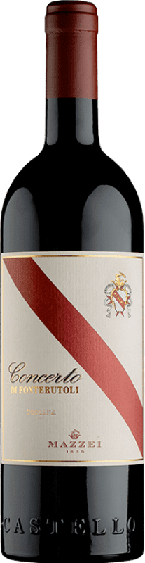 77,95 € Kostenloser Versand | Rotwein Mazzei Concerto di Fonterutoli I.G.T. Toscana Toskana Italien Cabernet Sauvignon, Sangiovese Flasche 75 cl