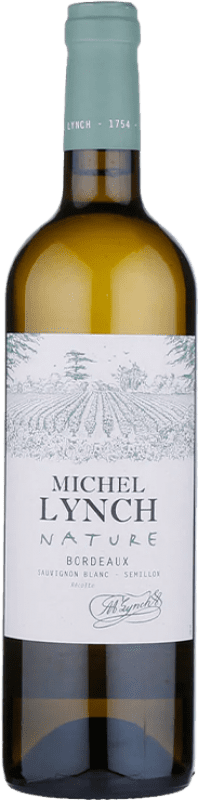 17,95 € Envío gratis | Vino blanco Michel Lynch Nature A.O.C. Bordeaux Burdeos Francia Sauvignon Blanca Botella 75 cl