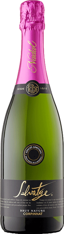 26,95 € Envoi gratuit | Vin Mousseux Blanc Nadal Salvatge Brut Nature Corpinnat Catalogne Espagne Macabeo — Macabeu, Xarel·lo, Parellada 75 cl