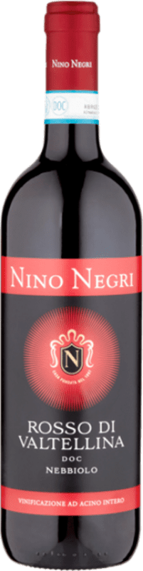 21,95 € Kostenloser Versand | Rotwein Nino Negri D.O.C. Valtellina Rosso Italien Nebbiolo, Bruñal Flasche 75 cl