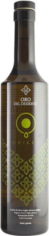 26,95 € Envío gratis | Aceite de Oliva Oro del Desierto Edicion Limitada Origen Andalucía España Picual Botella Medium 50 cl