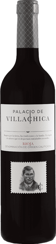 35,95 € 免费送货 | 红酒 Palacio de Villachica 岁 D.O.Ca. Rioja 拉里奥哈 西班牙 Tempranillo, Grenache, Mazuelo 瓶子 Magnum 1,5 L