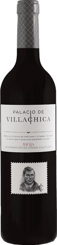 32,95 € Envoi gratuit | Vin rouge Palacio de Villachica Crianza D.O.Ca. Rioja La Rioja Espagne Tempranillo, Grenache, Mazuelo Bouteille Magnum 1,5 L