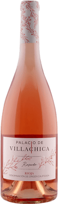 10,95 € 免费送货 | 玫瑰酒 Palacio de Villachica Rosado D.O.Ca. Rioja 拉里奥哈 西班牙 Tempranillo, Grenache 瓶子 75 cl