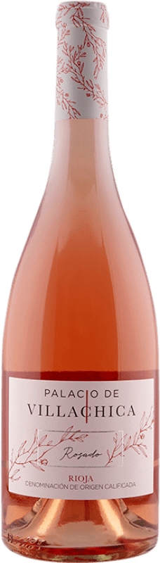 10,95 € 免费送货 | 玫瑰酒 Palacio de Villachica Rosado D.O.Ca. Rioja 拉里奥哈 西班牙 Tempranillo, Grenache 瓶子 75 cl