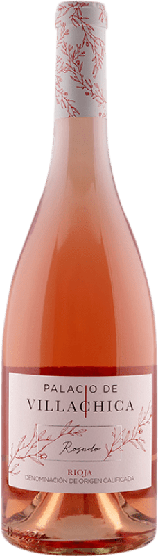 8,95 € Envío gratis | Vino Rosado Palacio de Villachica D.O.Ca. Rioja La Rioja España Tempranillo, Garnacha 75 cl